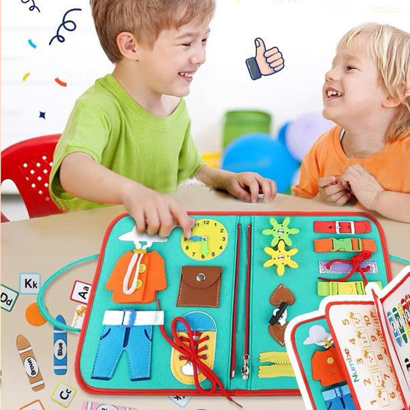 Toddler Felt Busy Board Montessori Toys