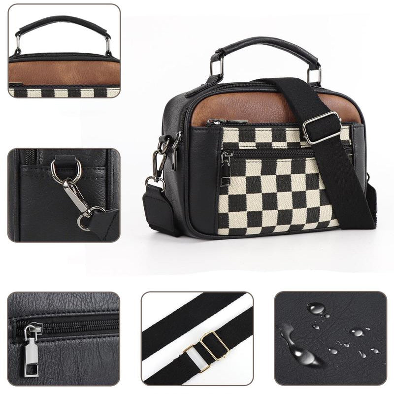 Checkerboard Crossbody Bag