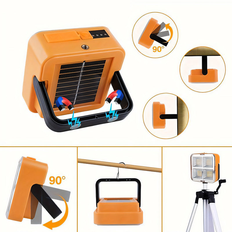 Solar Rechargeable Multifunctional Searchlight