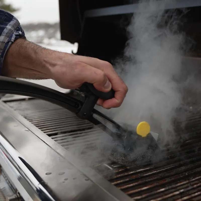 High-Tech BBQ Cleaning Scrubbing Head