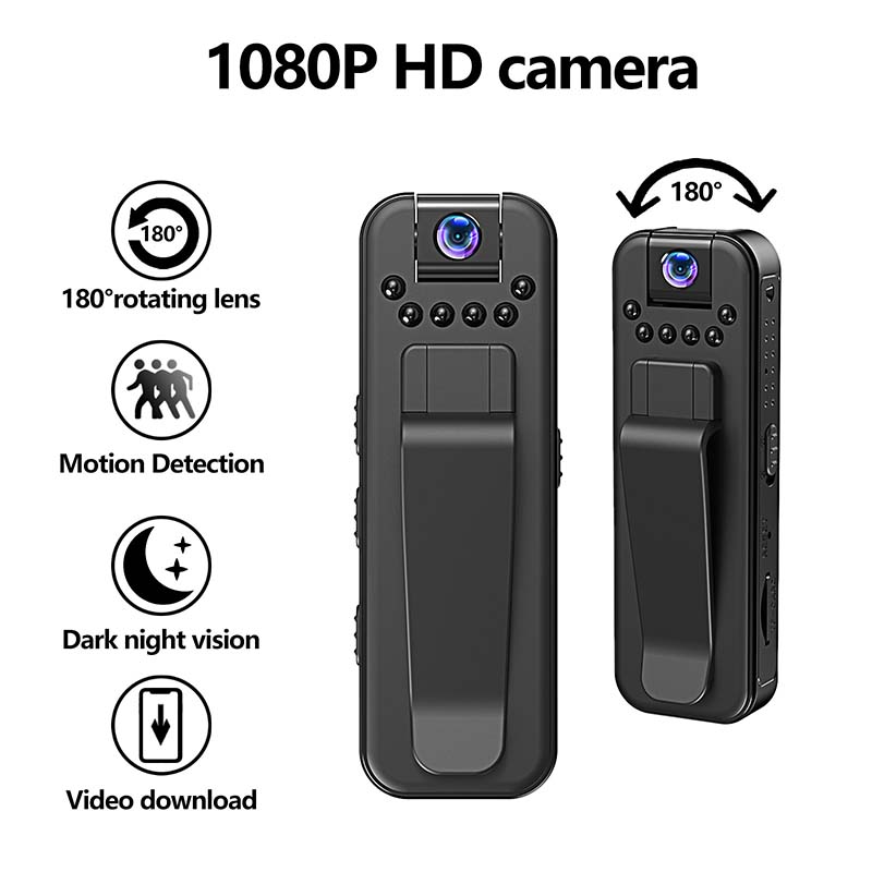 Wireless 1080P Vlog Body Camera