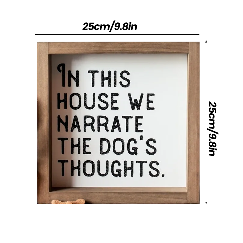 Pet Slogan Home Decorations