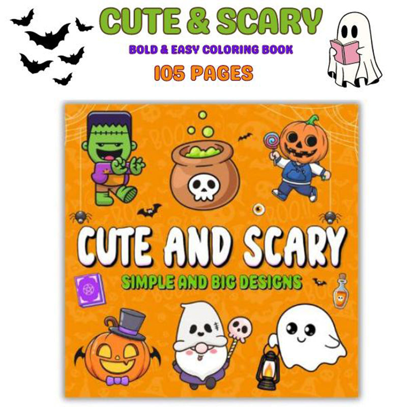 Easy Halloween Coloring Book