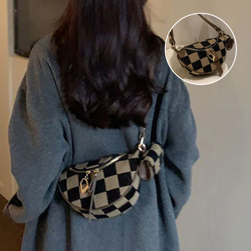 Checkered Waist Bag