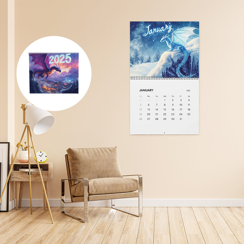 Fantasy Dragon Wall Calendar 2025