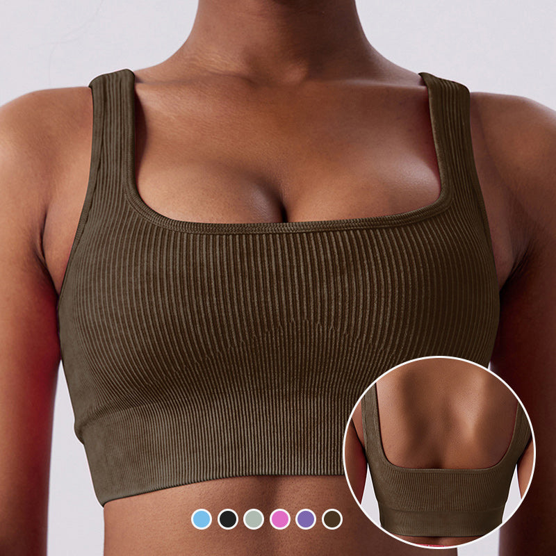 Square Neck Cropped Tank Top