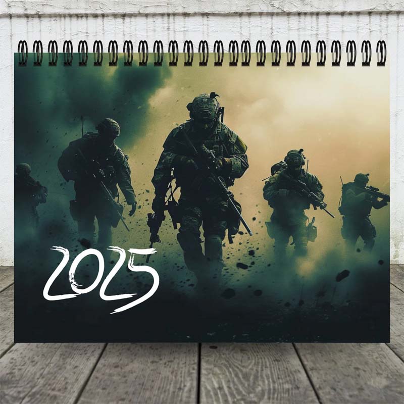 2025 Military Themed Calendar