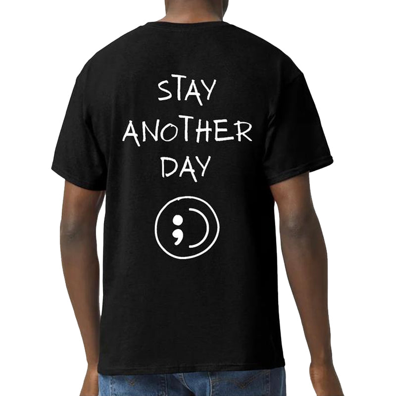 Stay Another Day Black T-shirt