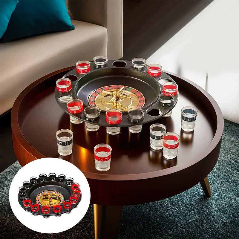 Sturdy Roulette Spinning Game Set