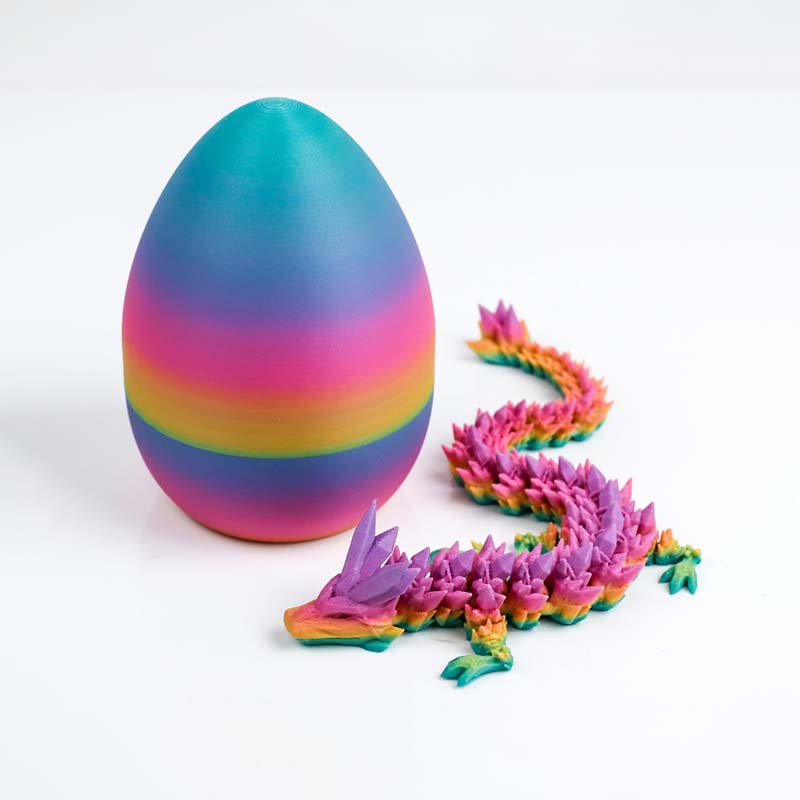 Gemstone Dragon Egg Ornaments