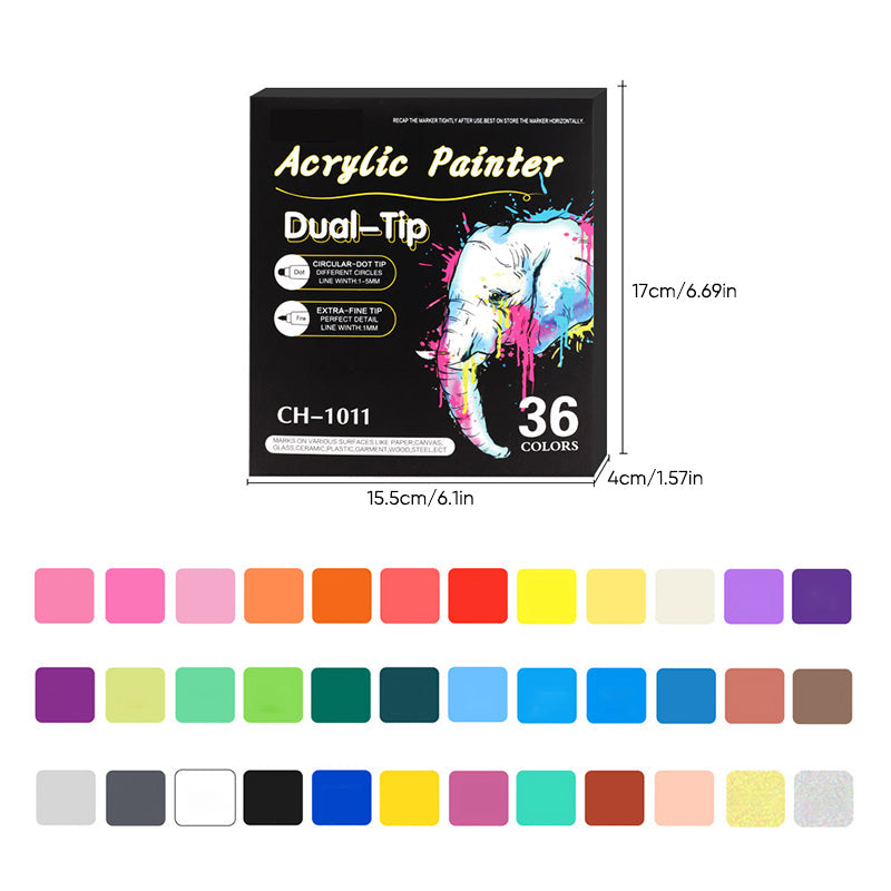 【UP TO 60% OFF】Acrylic Paint Marker (12PCS/24PCS/36PCS)