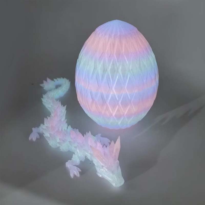 Gemstone Dragon Egg Ornaments