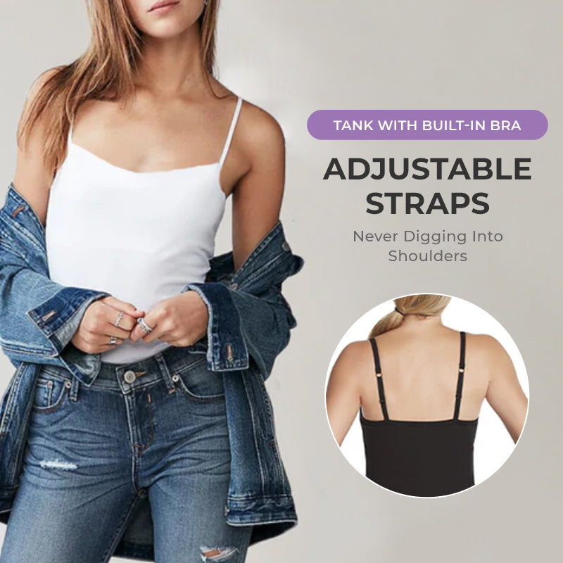 Tank Top With Built-In Bra