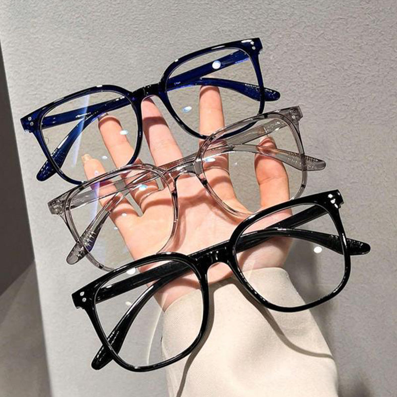 Anti-Blue Light Square Frame Eyeglasses