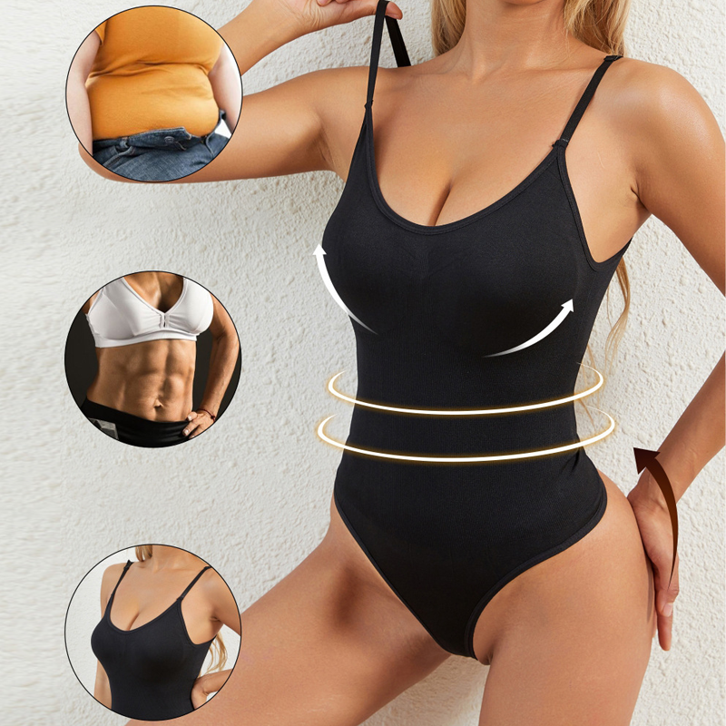 Women's Solid Shapewear Bodysuit