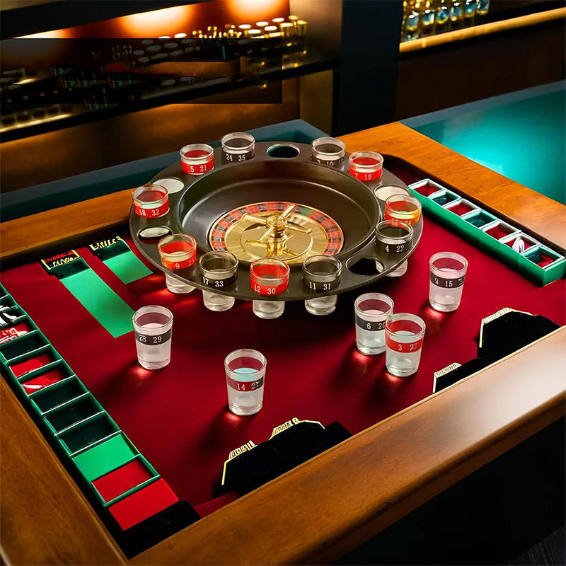 Sturdy Roulette Spinning Game Set