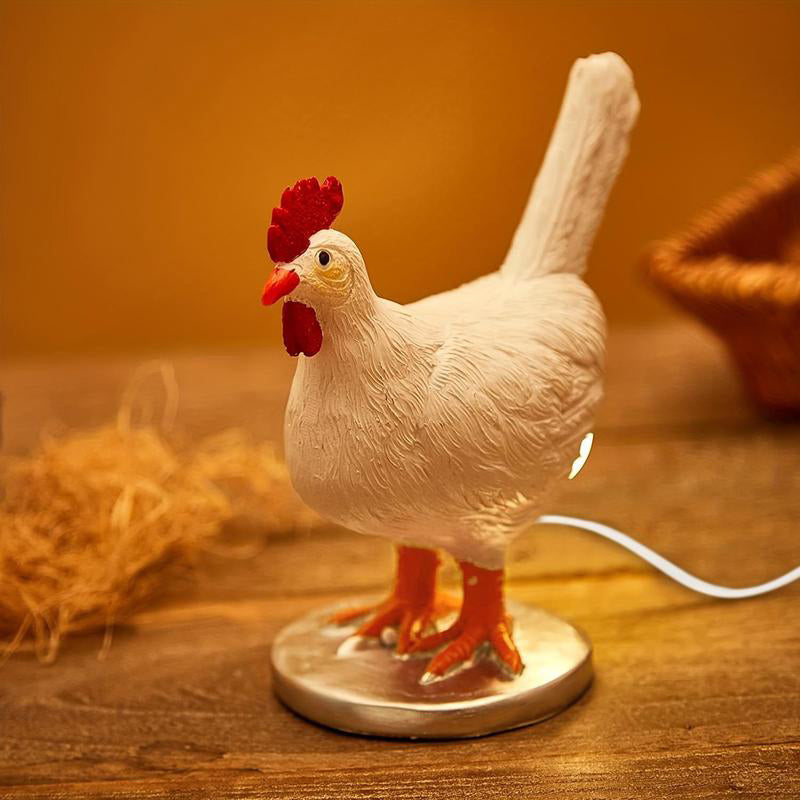 Creative Chicken Resin Table Lamp