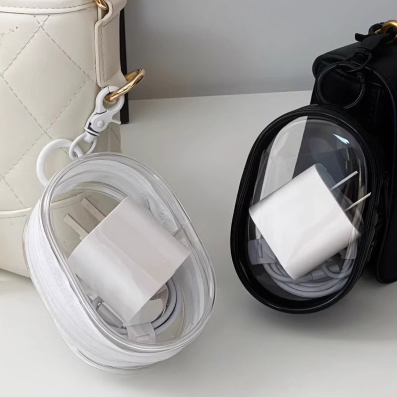 Portable Transparent Mini Zipper Storage Bag