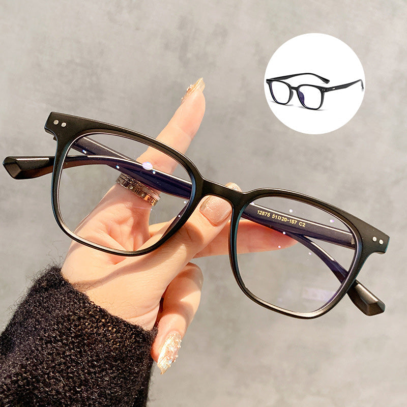 Anti-Blue Light Square Frame Eyeglasses