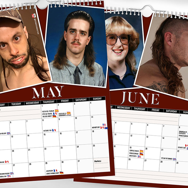 2025 World's Greatest Mullets Calendar