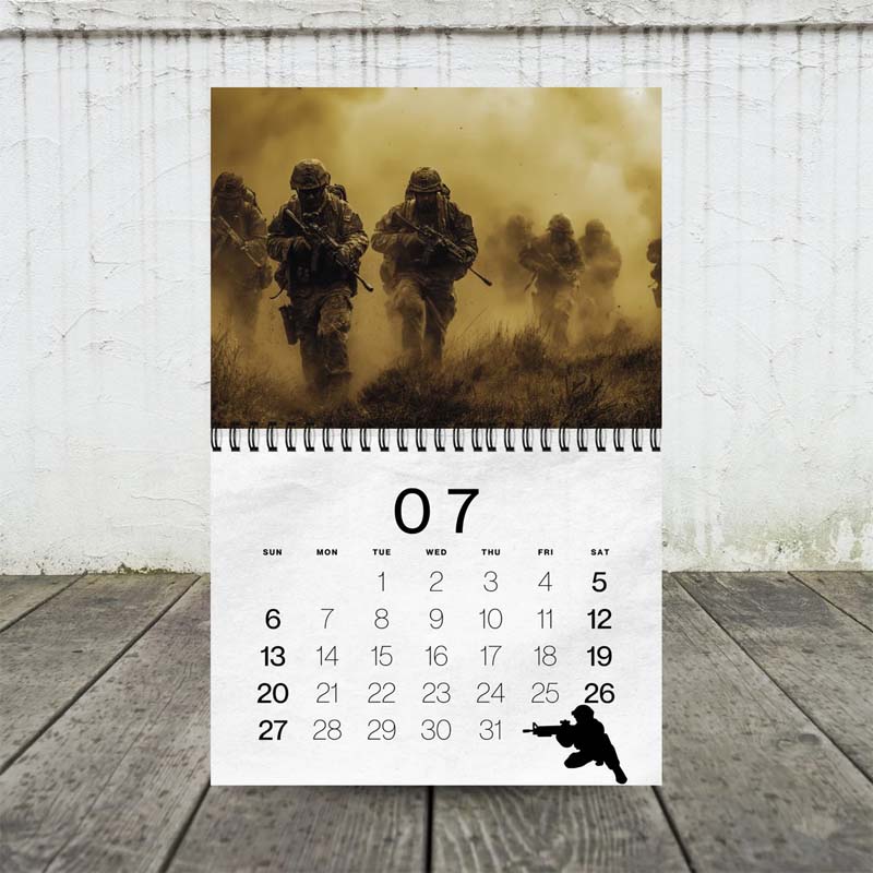 2025 Military Themed Calendar