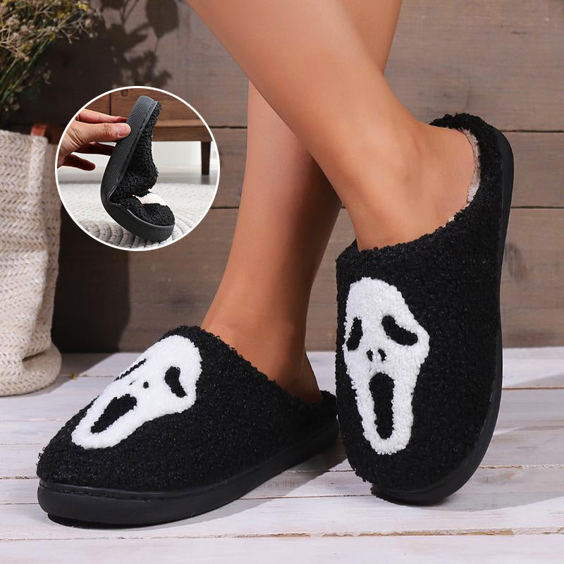 Soft Plush Comfy Halloween Slippers