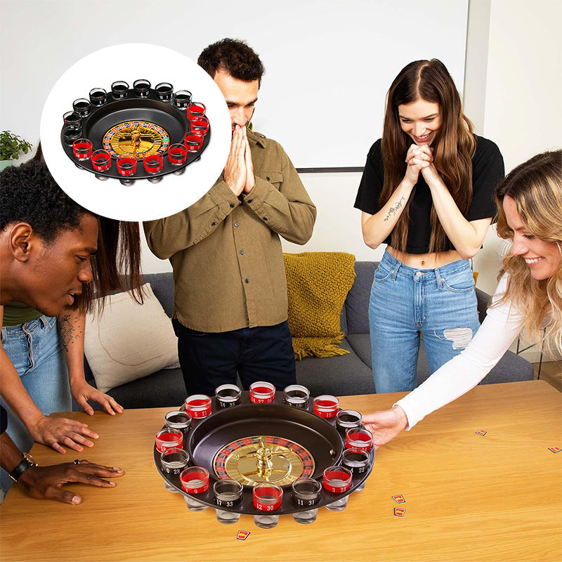 Sturdy Roulette Spinning Game Set