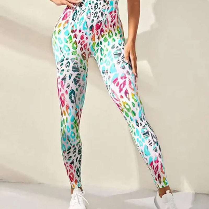 Colorful High Waist Yoga Pants