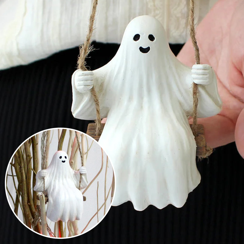 Halloween Cute Swing Ghost