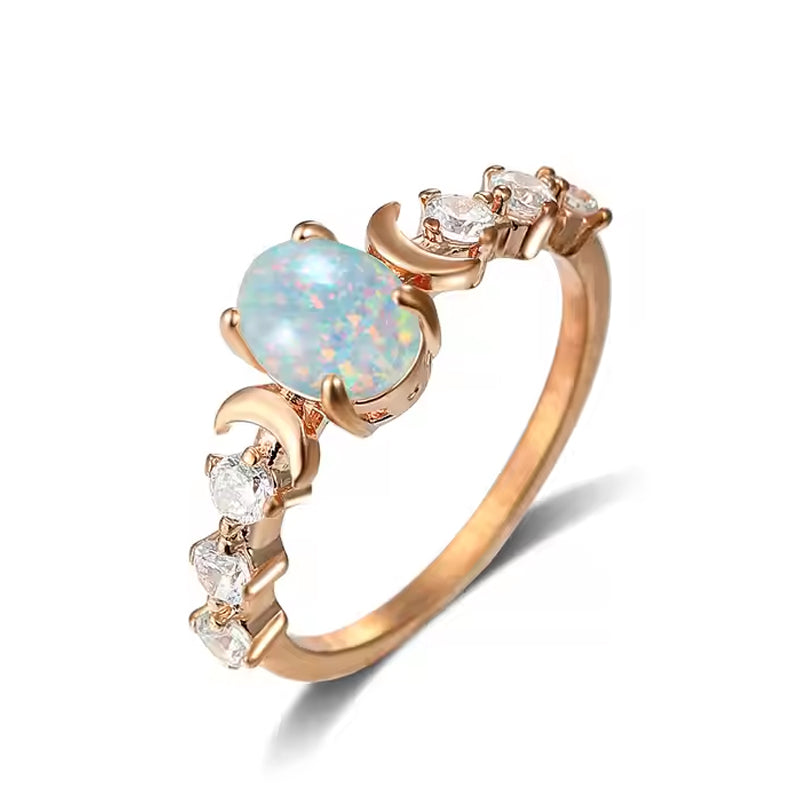 Moon Gemstone Ring