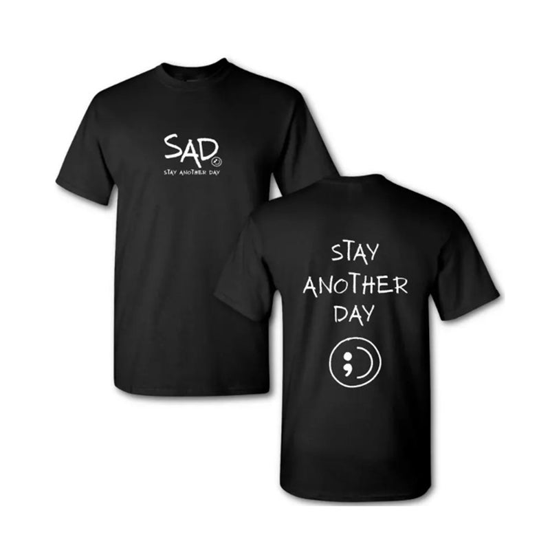 Stay Another Day Black T-shirt