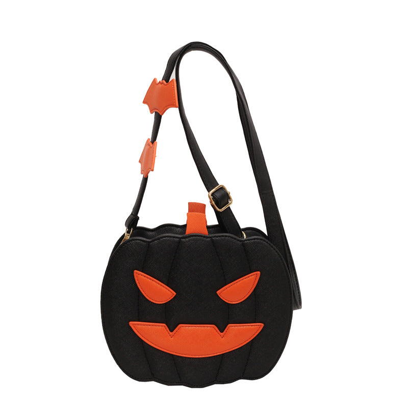 Halloween Creative Cartoon Pumpkin Crossbody Bag