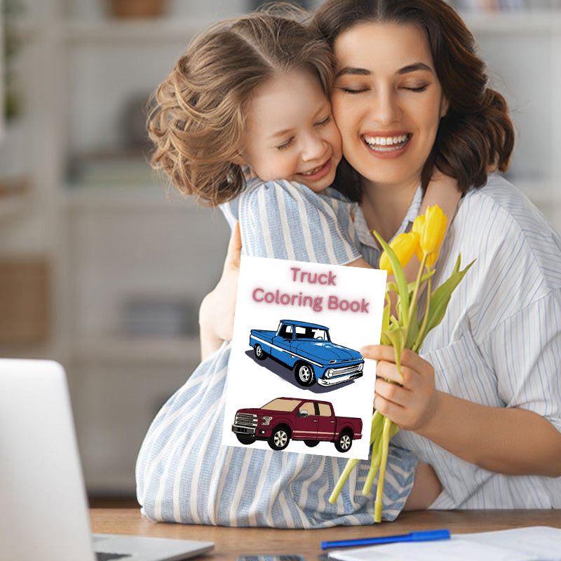 Trucks Coloring Book