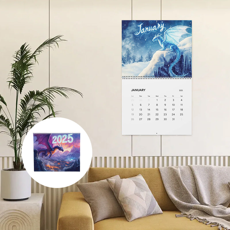 Fantasy Dragon Wall Calendar 2025