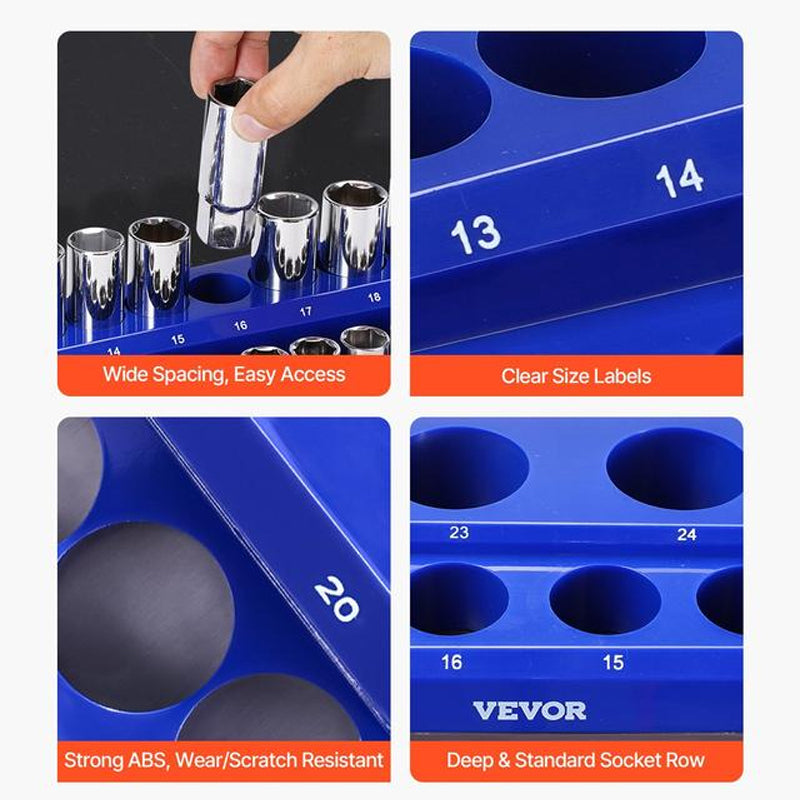 Magnetic Socket Organizer Set