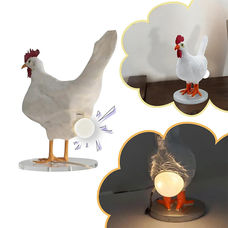 Creative Chicken Resin Table Lamp