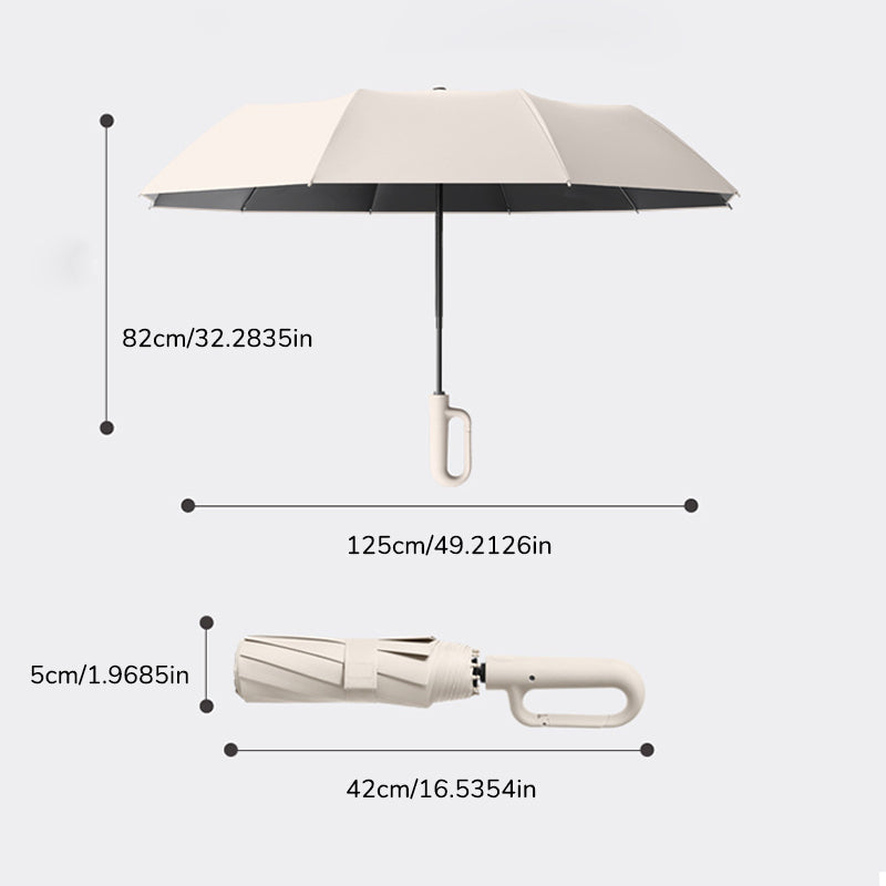 Creative Ring Buckle Windproof Reinforced Umbrella