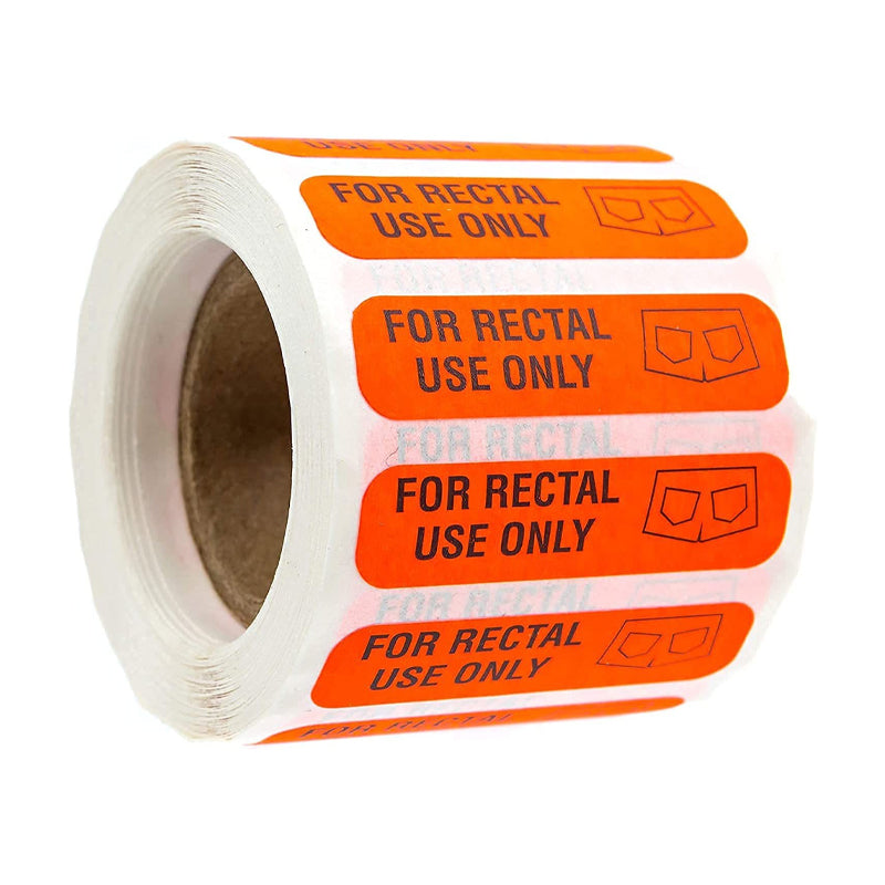 Rectal Label Prank Stickers