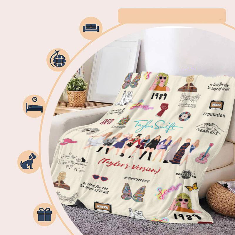 Swiftmas Nap Blanket for Home Office Travel