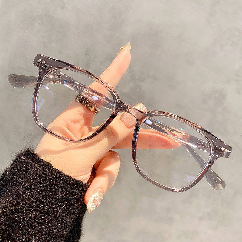 Anti-Blue Light Square Frame Eyeglasses