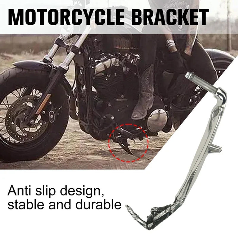 Skeleton Paw With Middle Finger Motorcycle Kickstands