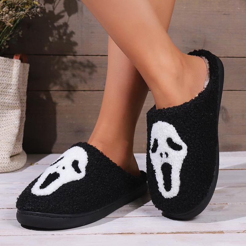 Soft Plush Comfy Halloween Slippers