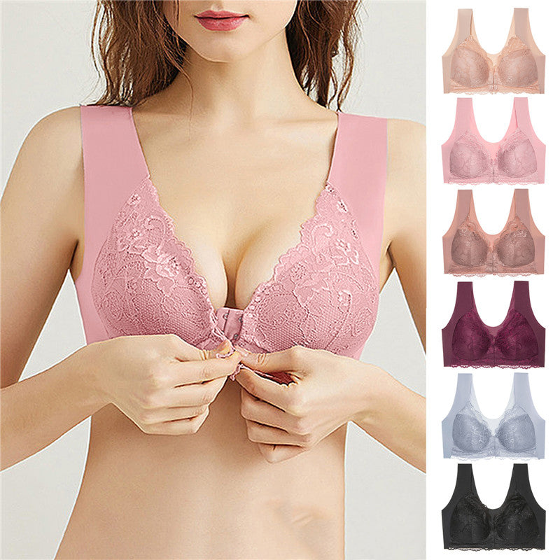 Front-Closure Lace Bra