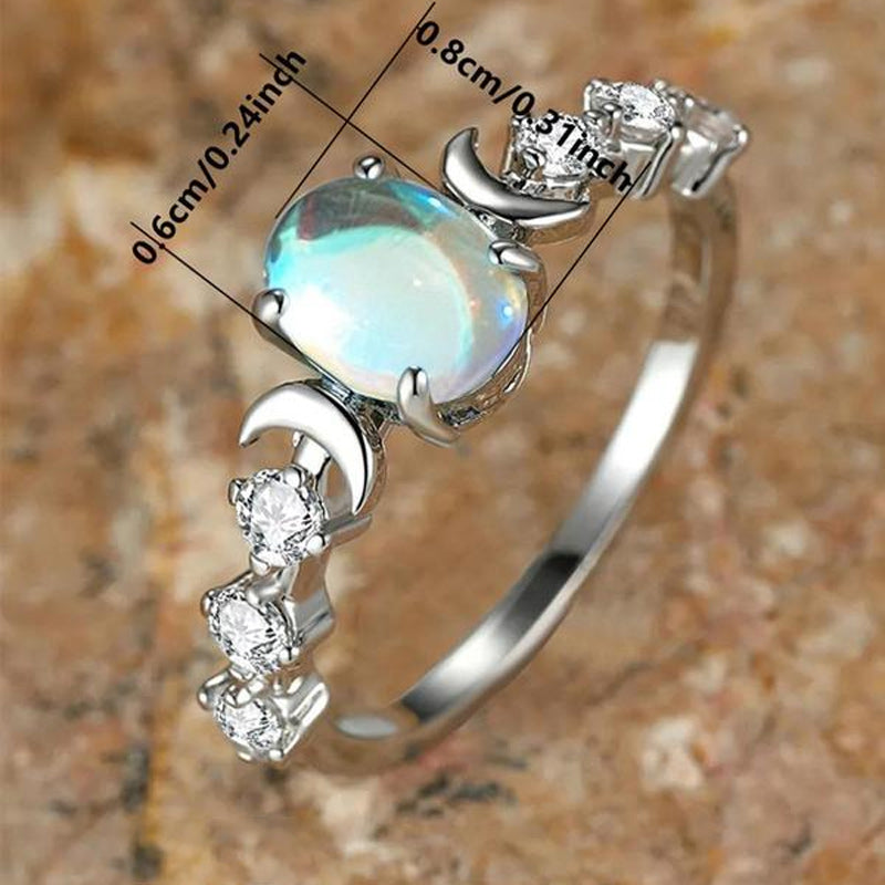 Moon Gemstone Ring