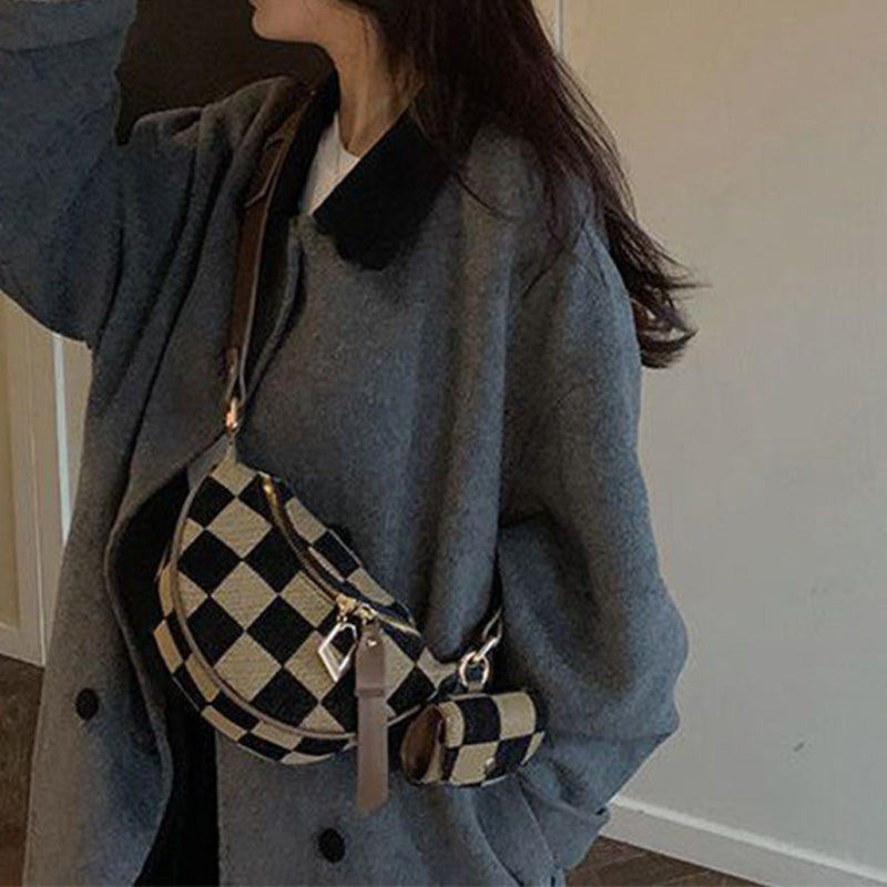 Checkered Waist Bag