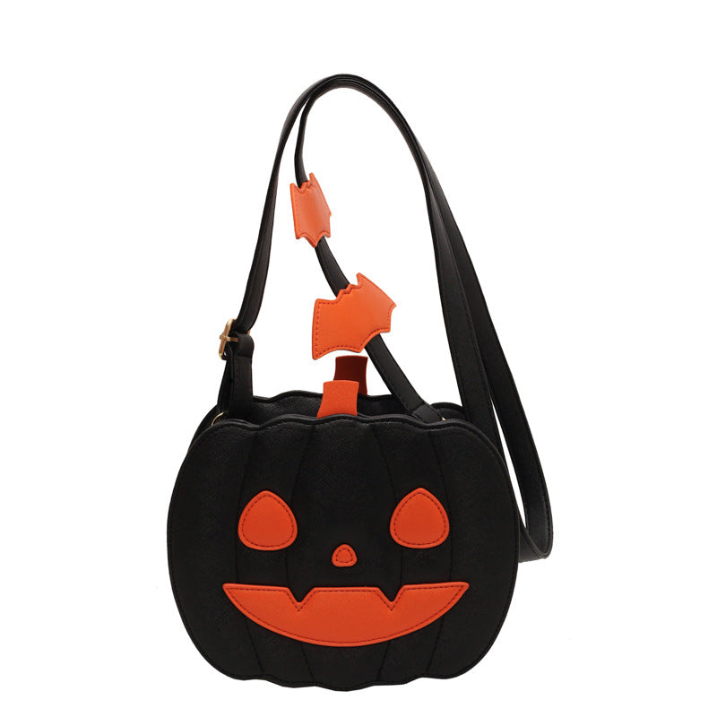 Halloween Creative Cartoon Pumpkin Crossbody Bag