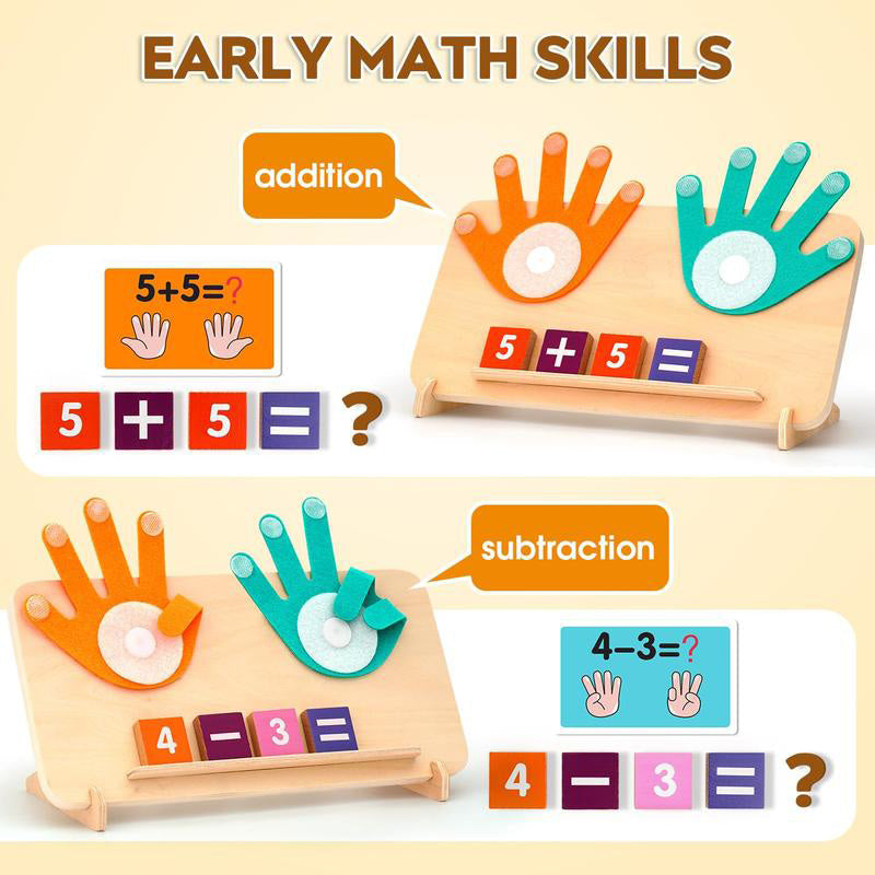 Educational Math Manipulatives Number Counting Blocks