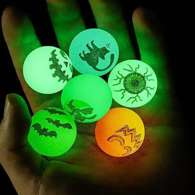 Glow-in-the-Dark Halloween Bouncy Balls