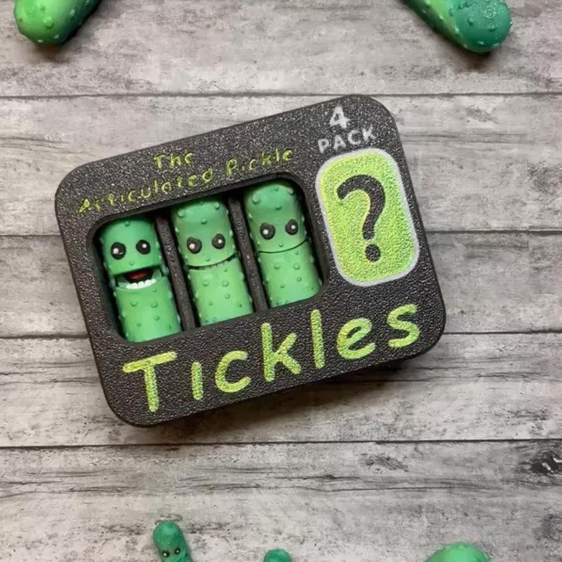 3D Printed Tickle Pickle Keychains