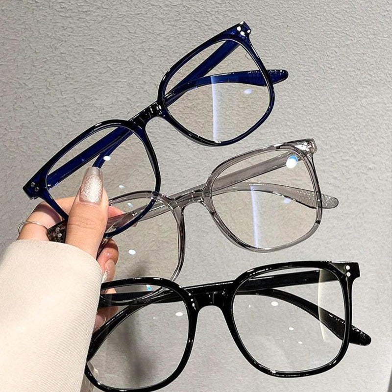 Anti-Blue Light Square Frame Eyeglasses